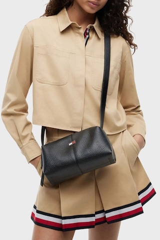 Tommy Jeans Logolu Ayarlanabilir Askılı Çanta Kadın Çanta Aw0aw18775 Bds Siyah