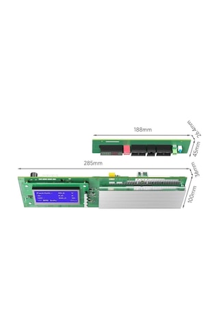 Daly Smart Bms Lifepo4 8s 24v 100a Solar Ev Enerjisi Depolama Sistemi Rs485/can/lcd