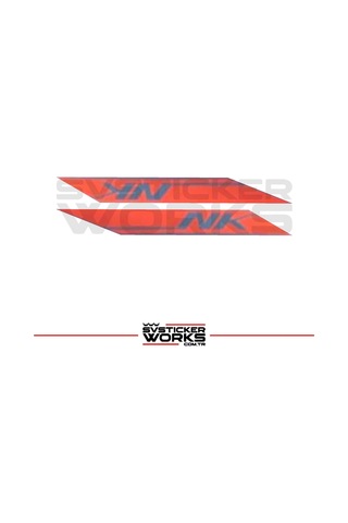 Cfmoto 250nk Sticker Arka Kuyruk Üzeri Nk Yazılı Sticker Sağ Sol Set