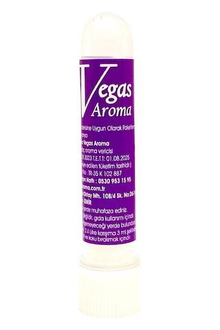 Vegas Aroma Saf Ardıç Aroması Cin Aroması 3 ML