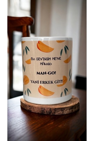 Man-go Baskılı Kupa