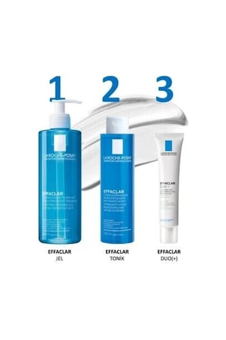 Akne Bakım Seti Effaclar Jel 400ml Effaclar Tonik 200ml Effaclar Duo 40ml