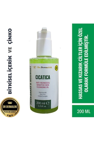 Dr. Dermalok Cicatica Tıger Kızarıklık Önleyici & Onarıcı Yüz Temizleme Jeli 200 ML