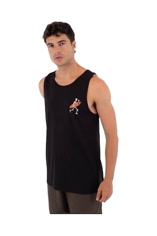 Hurley Hurley Tank Printing Press Flamengue Erkek Siyah Tank Top 001