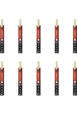 Yıkanabilir Bambu Kore Japon Çin Yemek Çubuğu Chopsticks - 23 Cm. - 10 Çiftlik 1 Paket