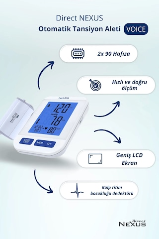 Direct Nexus Voice Otomatik Tansiyon Aleti
