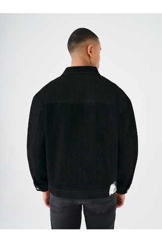 Oversize Fit Erkek Ceket Lacivert