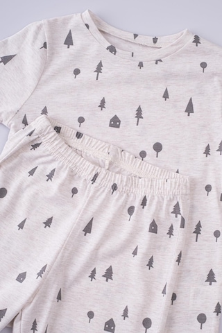 Boumini Bebek Ve Çocuk Pijama Takımı Çam Ormanı Bej