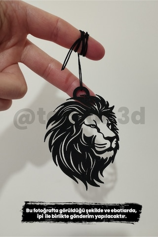 Aslan No1 Dikiz Ayna Süsü - Araba Süsü - Oto Aksesuar - Çift Taraflı