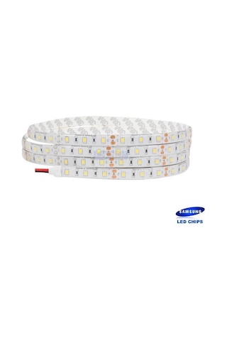 Samsung 12v Silikonlu Ip65 Beyaz Şerit Led 5 Metre/ Paket