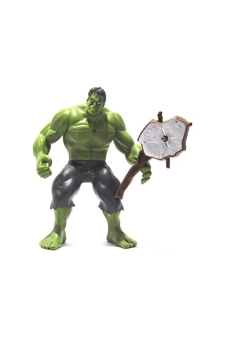 Avengers Yenilmezler Eklemli Incredible Hulk Figür Oyuncak 15cm Hareketli Eklemli Yeşil Dev Karakter Hulk - Captain Amerika