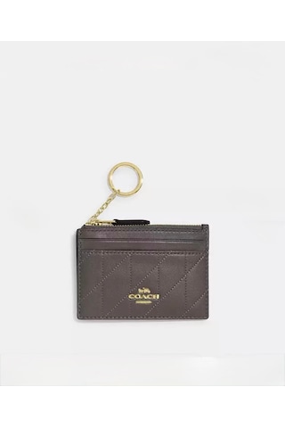 Coach Mini Id Skinny Case Kartlık Gri