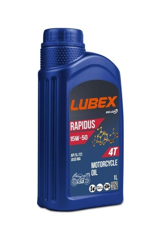 Lubex Rapidus 15w/50 1 Lt - 4 Zamanlı Motosiklet Yağı