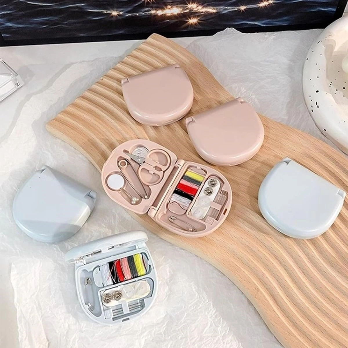 Mcg Çok Fonksiyonlu Mini Çanta Boy Seyahat Tipi Dikiş Seti
