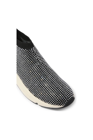 Kurt Geiger Crystal Runner Taşlı Lüks Kadın Sneaker Siyah