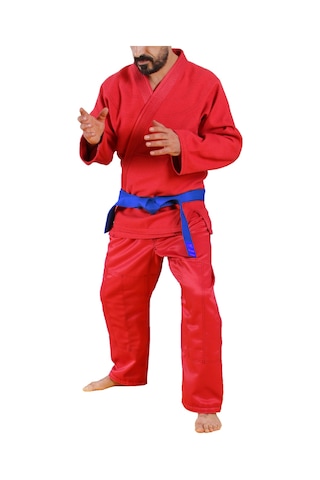 Dosmai Kuşaklı Serbest Dövüş Elbisesi Sb101 Kırmızı