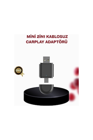 Kablosuz - 526 - Carplay Adaptörü Bluetooth 5.4 Ve Wi-fi 6 Teknolojili Tak & - Glblseme - Çalıştır Dönüştürücü