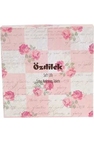 Özdilek Town Çift Kişilik Soft Life Saten Nevresim Takımı 42941 Bej