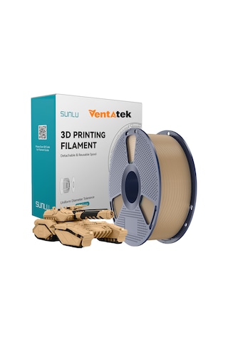 Sunlu Meşe Pla Filament - 1.75mm - 1 Kg Meşe