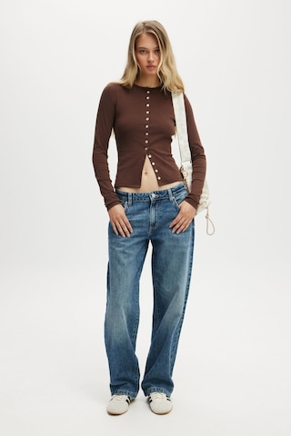 Madmext Acı Kahve Slim Fit Düğmeli Kadın Hırka Mg2580 Acı Kahverengi