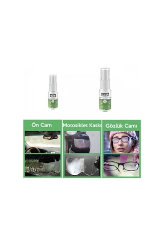 Coofbe 20ml Spreyli Buğu ve Buhar Önleyici, Araba Camı. Gözlük Ca