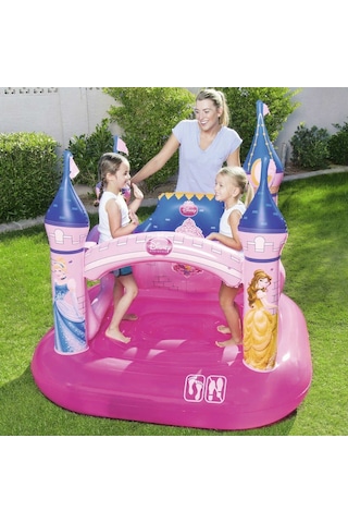 62002 Pompasıyla - Bestway 91050 Disney Prenses Zıplama Havuzu Çok Renkli
