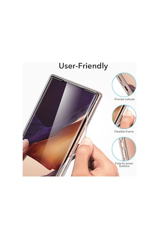 Samsung Uyumlu Galaxy Note 20 Ultra Kamera Çıkıntılı Korumalı Şeffaf Esr (532400571)