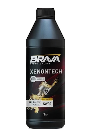 Brava Xenontech Tam Sentetik 5W-30 Motor Yağı 1 L