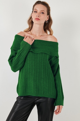Lela Oversize Fit Madonna Yaka Triko Bayan Kazak 4615216 Benetton