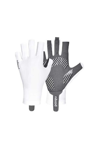 Artfulabode Yürüyüş Yarı Sürüş Sürme Süper Spor Parmak Mekan Koruma Kaymaz İçin Güneş Gri Esnek Eldivenleri Eldivenler Eldivenler Dış Bisiklet Balıkçılık Ea Gri