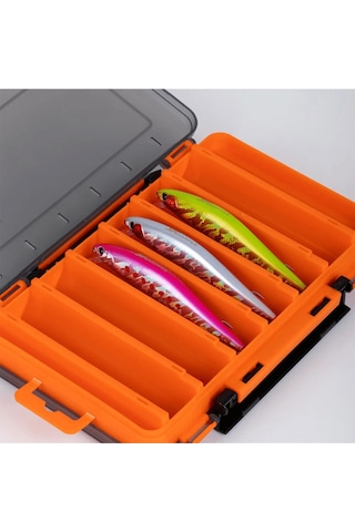 Shufa Lure Box Çift Taraflı Kutu 105mm - Turuncu Plasticbox F04 Xs