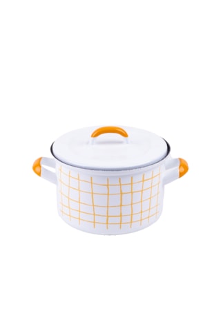 Rainpot Grid Emaye Tencere 16cm