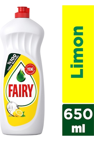 Fairy Limon Kokulu Elde Sıvı Bulaşık Deterjanı 20 x 650 ML