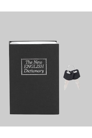 Gizli Kitap Kasa - Metal Gövdeli Anahtarlı