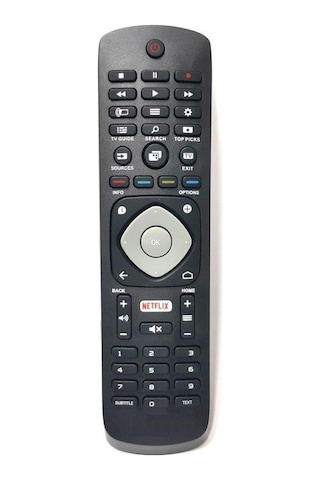 Philips 49Pus6501/12 Uyumlu Klavyesiz Yedek Televizyon Kumandası