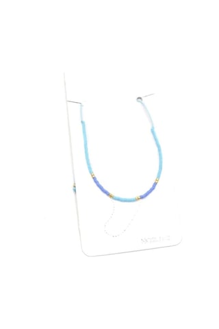 Kum Boncuk Halhal - Mavi Çok Renkli