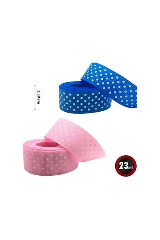 Grogren Kurdele, 2,5 Cm X 23 Mt - Renk Seçenekli Puanlı -