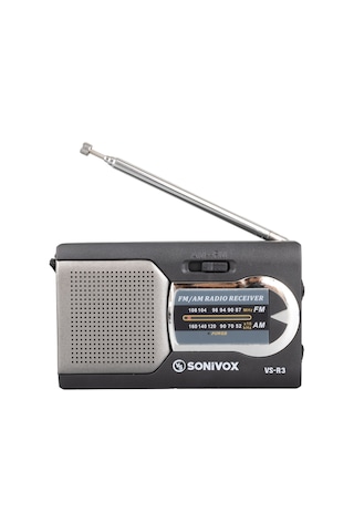 Sonivox VS-R3 Mini Fm Radyo Siyah