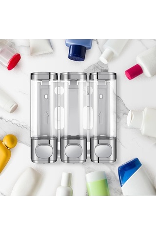 Novahub Yüksek Kapasiteli Siyah Duvara Montaj Banyo Duş Pompası Ve Organizatör Siyah