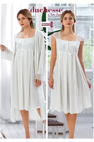Birolgaye Duchesse 2200 Hamile Lohusa Gecelik Sabahlık Takım (546423829)