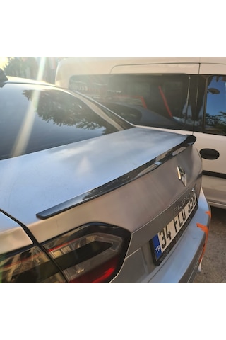 Renault Fluence Yarasa Spoiler Piano Black Universal Esnek, 124cm