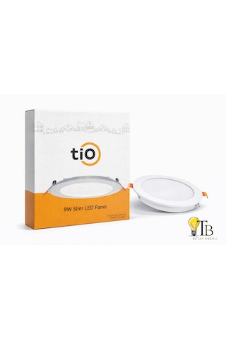 Tio 9w Slim Led Panel Beyaz