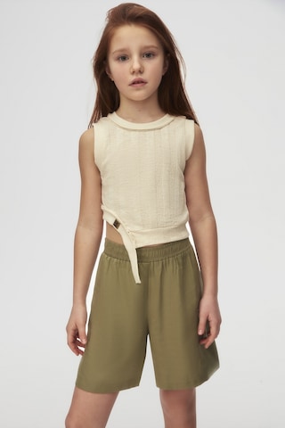 Nk Kids Homely Kız Çocuk Crop T-shirt 38342 Krem