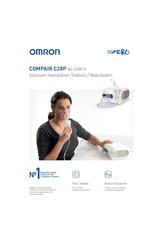 Omron Ne-c28-p Kompresörlü Nebülizatör Cihazı 4015672106369