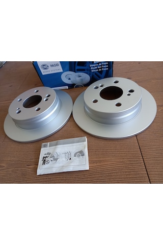 MERCEDES W201 W202 W124 ARKA FREN DİSKİ TAKIMI HELLA