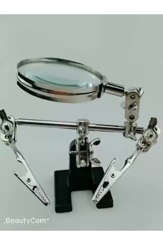 Springsun Te805 Metalik Tamir Klipsi - Telefon Ve Pcb Devre Tahtaları İçin Solda Yardımcı Cihaz, Klip Tipi Büyütec