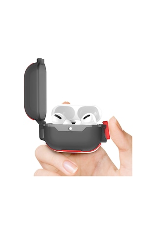 Mobilefix Air-pods Airbag 34 Darbelere Karşı Dayanıklı Kılıf-yeşil Yeşil