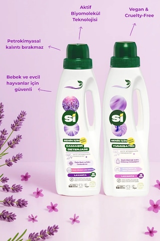 Si Senin İçin %100 Doğal Çamaşır Seti 1 LT