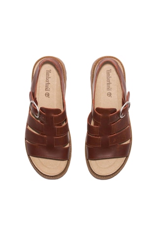 Timberland Tb0a5zkz Clairemont Way Kahverengi Kadın Sandalet Kahverengi