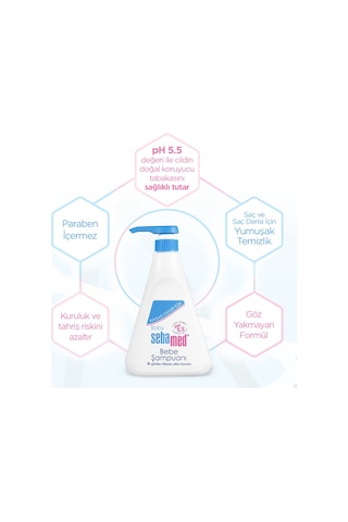 Sebamed Bebek Şampuanı 500ML Pompalı (6 Lı Set)